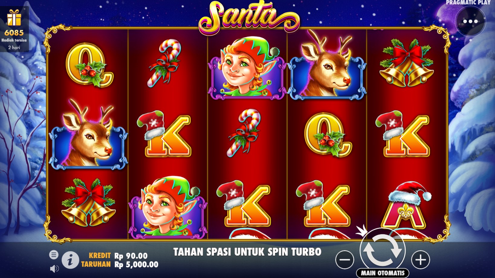 “Santa Merayakan Keajaiban Natal di Gulungan Slot Online”