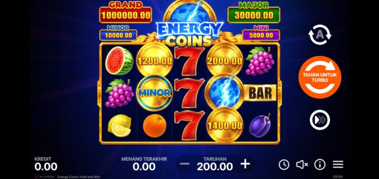 Energy Coins Hold And Win